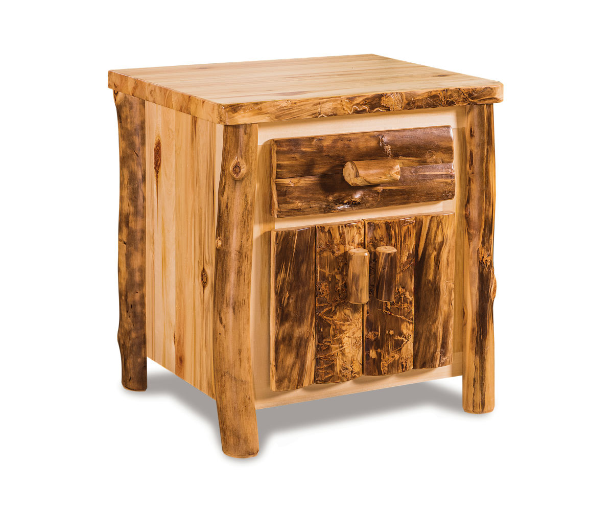 1 Drawer 2 Door Nightstand Midwest Woodworks