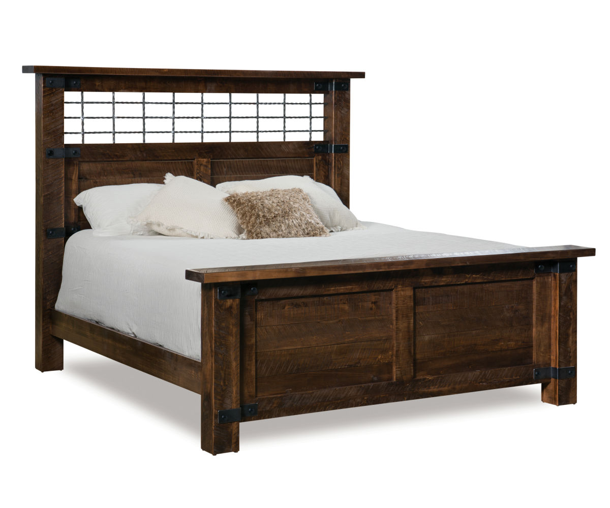 Iron Wood Bed Midwest Woodworks